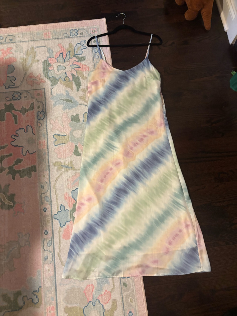 Pastel Tie-Dye Slip Dress - Women's